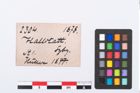 Etikett zu Bronzebrillenfibel (NHMW-PRAE-002304)